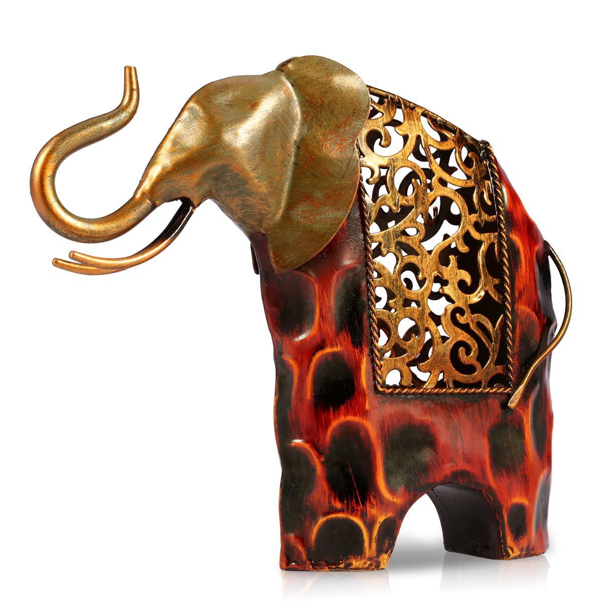 Artisanat Élégant : Éléphant en Fer Forgé pour Décoration - Allomarc.com
