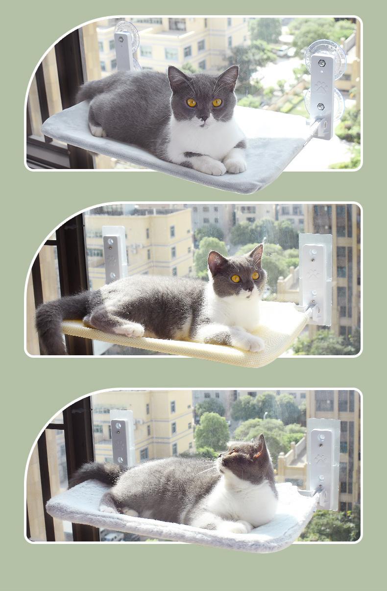 Hamac de Fenêtre avec Ventouse pour Chats - Confort et Style