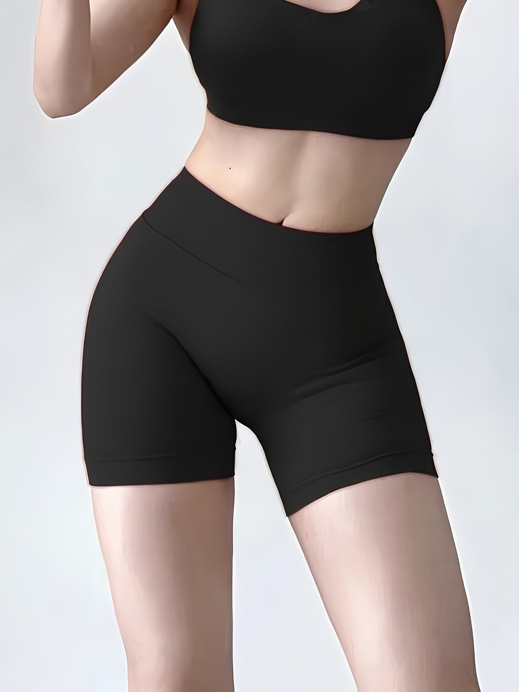 Shorts de Yoga Taille Haute - Sèche Rapidement & Résistants aux Squats