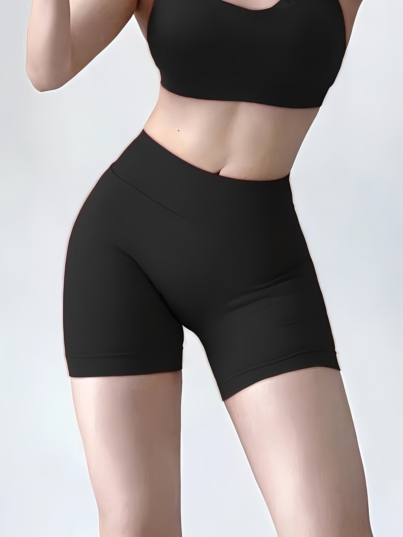 Shorts de Yoga Taille Haute - Sèche Rapidement & Résistants aux Squats