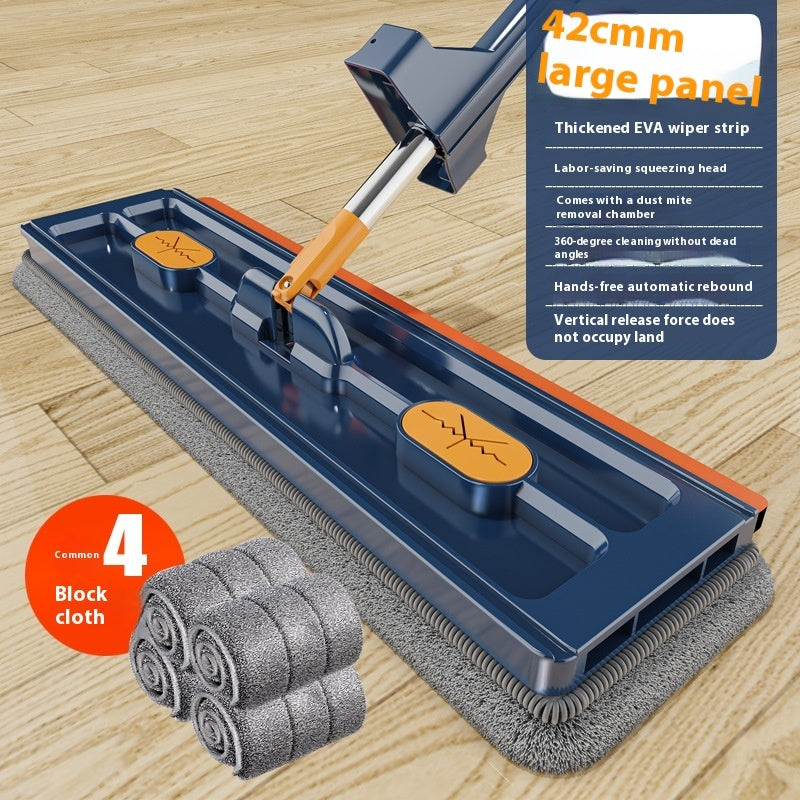 Nouveau Mop Plat Large Style 360° Rotation - Parfait pour Tous Types de Sols