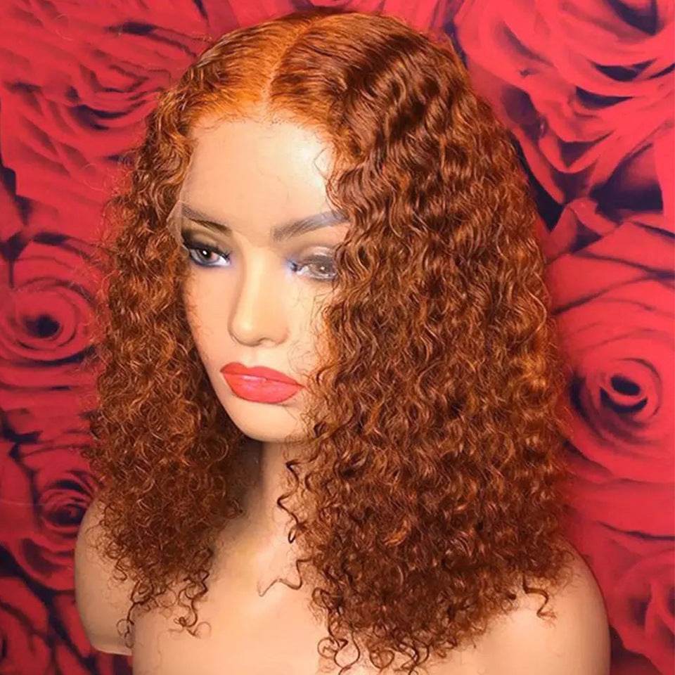 Perruque Bob Ondulée en Cheveux Humains - Allomarc.com