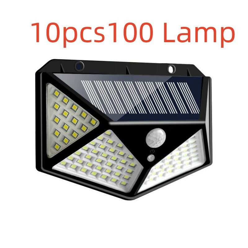 مصباح حائط يعمل بالطاقة الشمسية 100LED