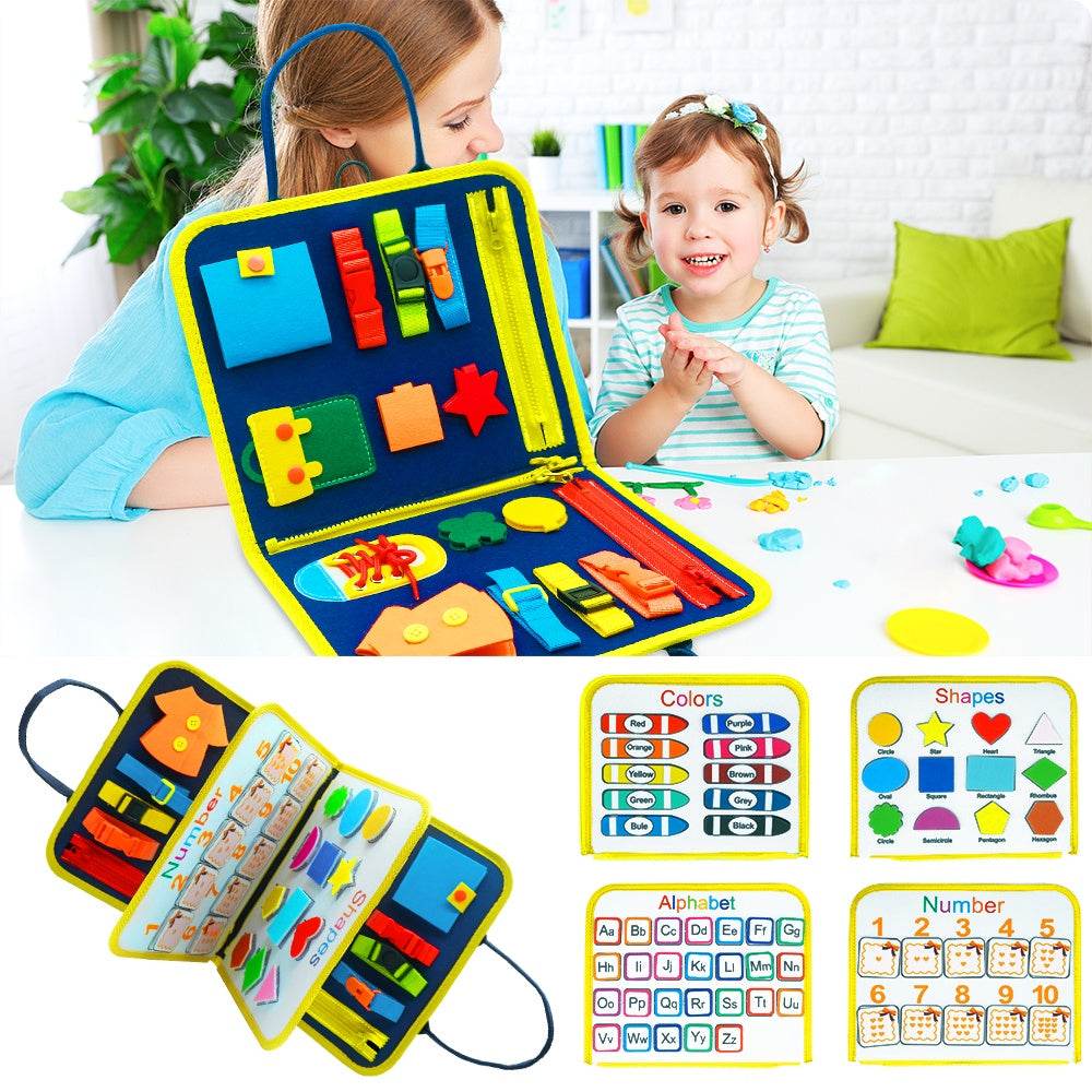 Livre d'Activités Enfant : Tableau Sensoriel d'Apprentissage - Allomarc.com