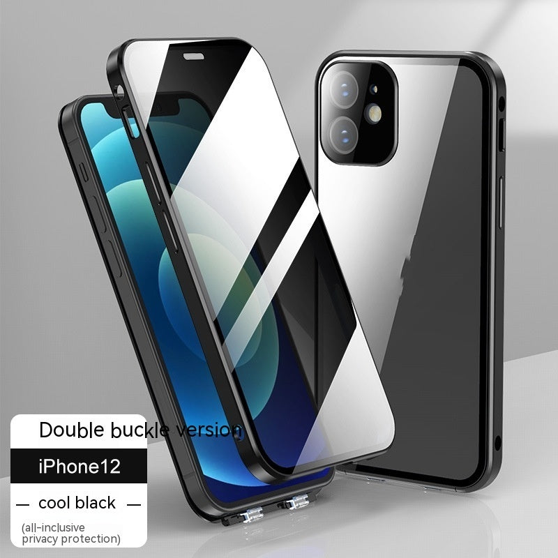 Coque de Téléphone Applicable avec Boucle Double Sided en Verre - Protection et Style