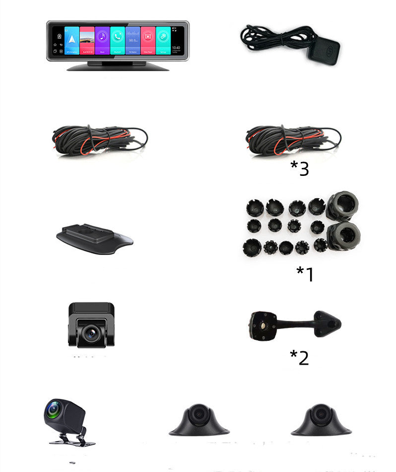 Enregistreur de conduite intelligent 4G360 avec suivi panoramique