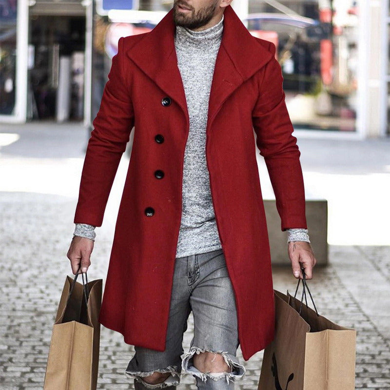Manteau à Carreaux pour Homme - Nouveau Modèle Étranger