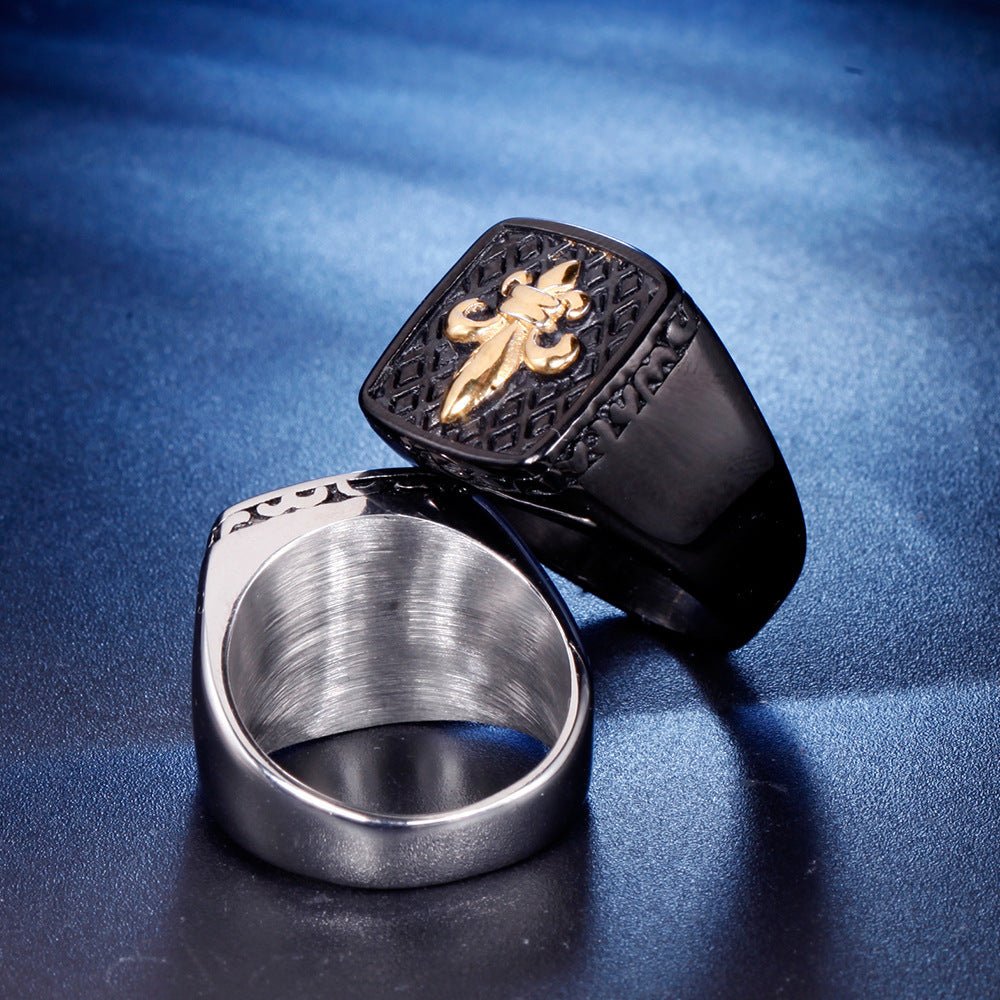 Bague Croisée en Acier Inoxydable Créative et Polyvalente - Allomarc.com