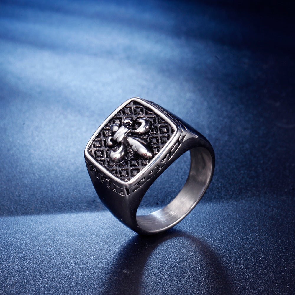 Bague Croisée en Acier Inoxydable Créative et Polyvalente - Allomarc.com