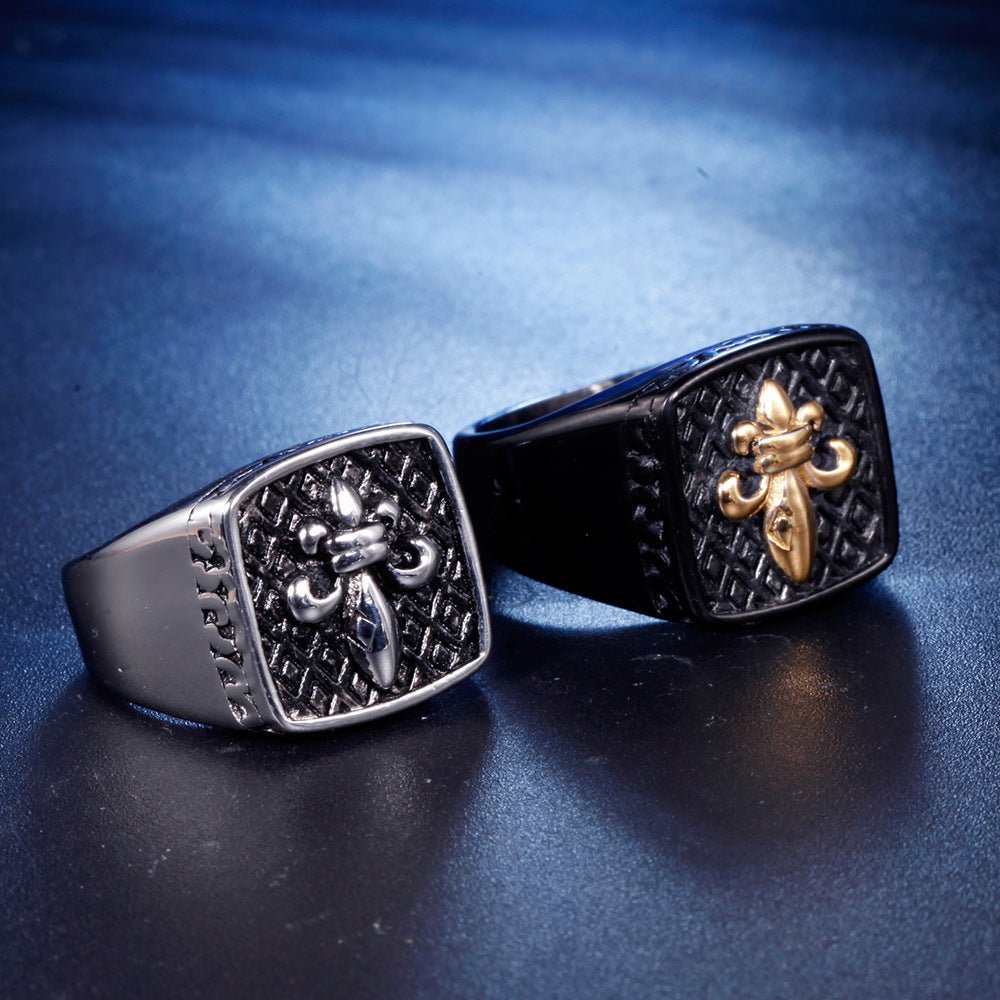 Bague Croisée en Acier Inoxydable Créative et Polyvalente - Allomarc.com