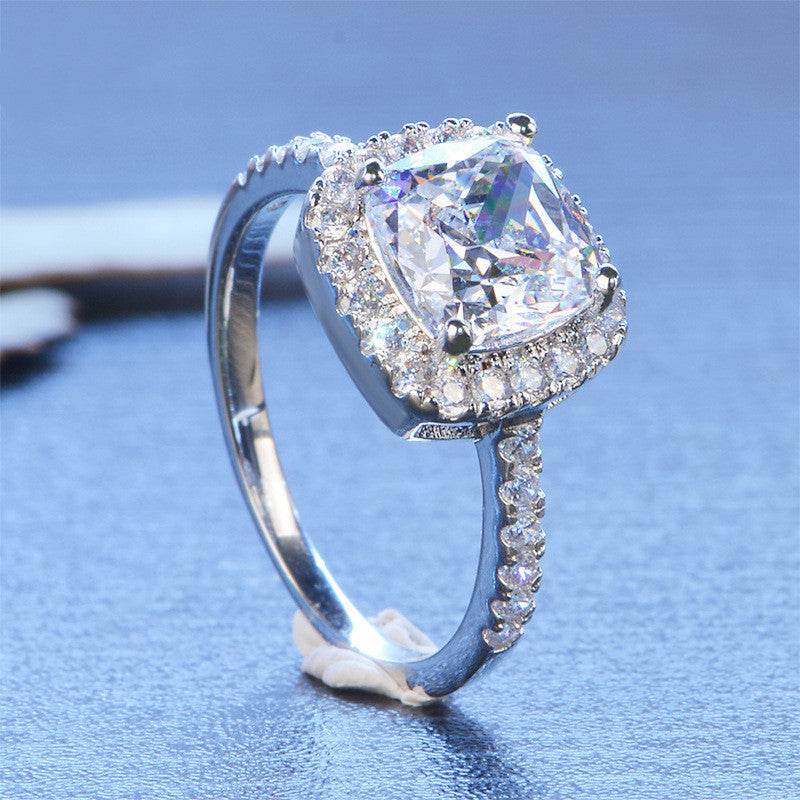 Bague de Luxe Moissanite 1 Carat pour Femmes - Allomarc.com