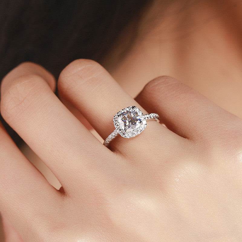 Bague de Luxe Moissanite 1 Carat pour Femmes - Allomarc.com