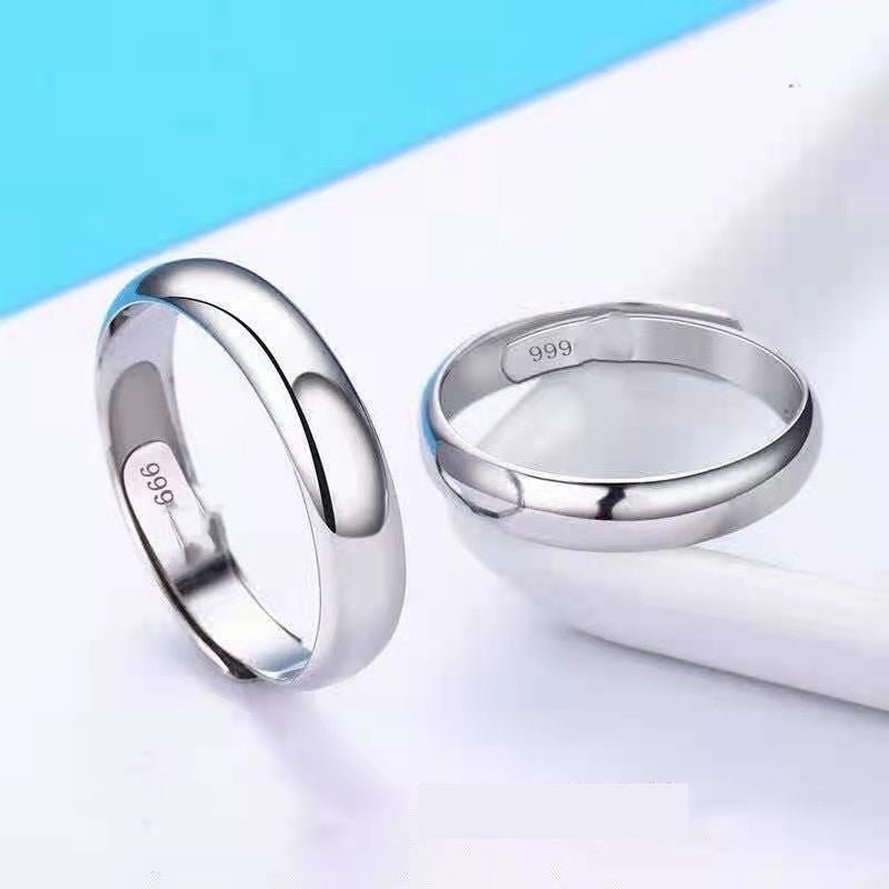 Bague en Argent Plaqué avec Ouverture Lisse - Accessoires Plaqué Or - Allomarc.com