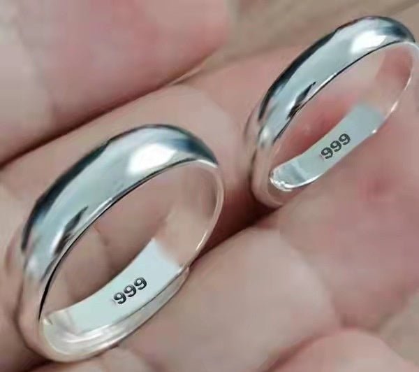 Bague en Argent Plaqué avec Ouverture Lisse - Accessoires Plaqué Or - Allomarc.com