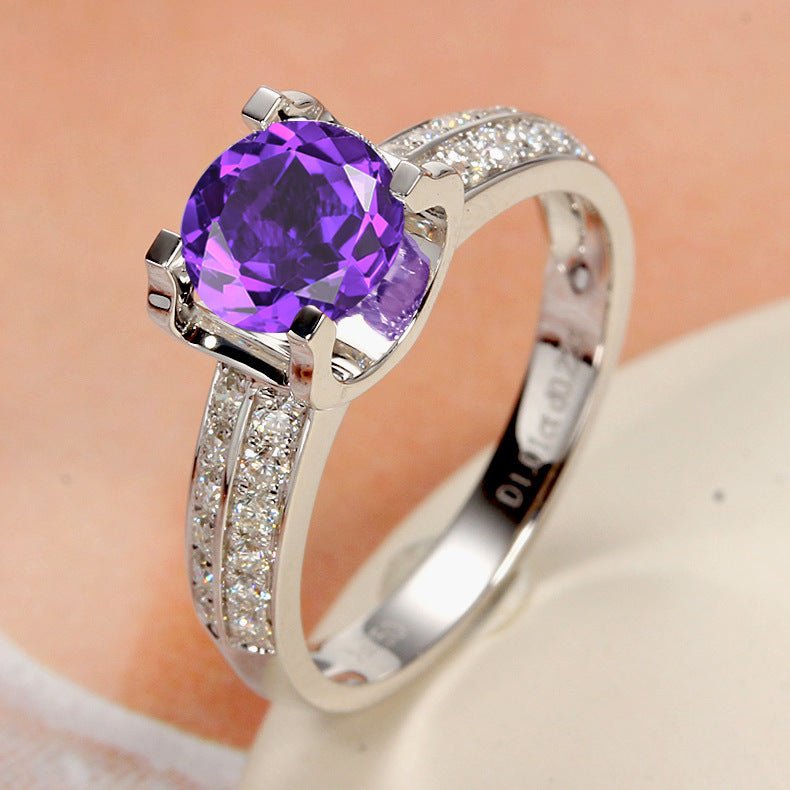 Bague Ouverte en Moissanite pour Femmes - Élégance et Style - Allomarc.com