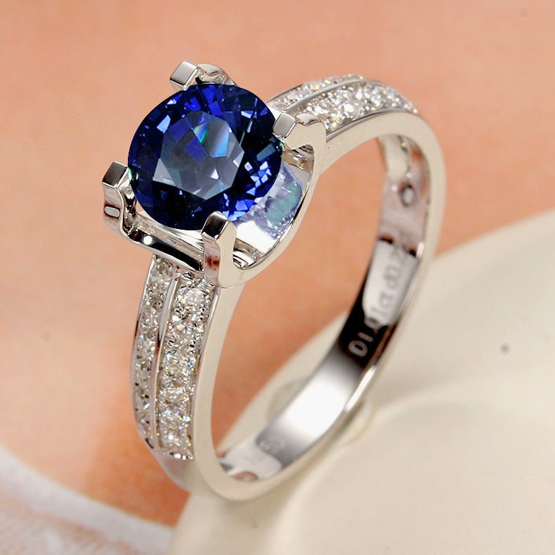 Bague Ouverte en Moissanite pour Femmes - Élégance et Style - Allomarc.com