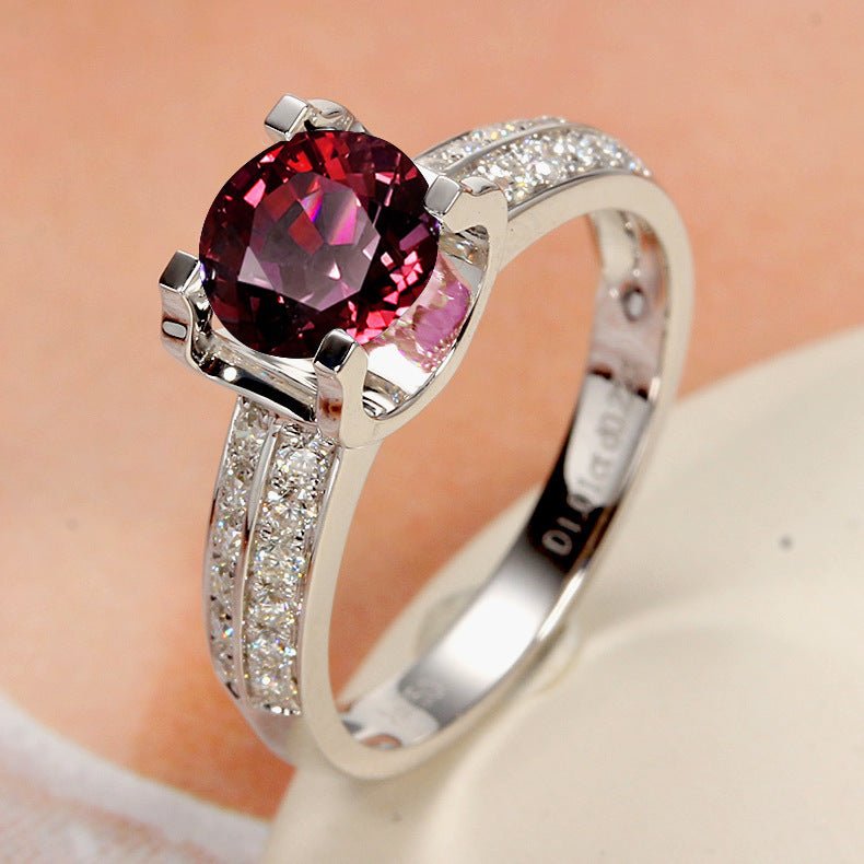 Bague Ouverte en Moissanite pour Femmes - Élégance et Style - Allomarc.com