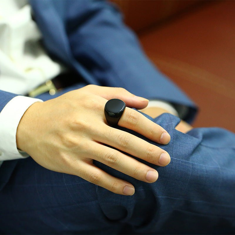 Bague Ronde en Or pour Homme - Tendance Mode - Allomarc.com