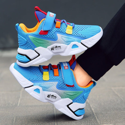 Baskets en Tricot Volant pour Enfants, Sneakers Casual pour Garçons - Allomarc.com