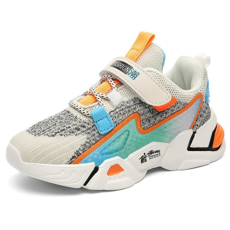 Baskets en Tricot Volant pour Enfants, Sneakers Casual pour Garçons - Allomarc.com