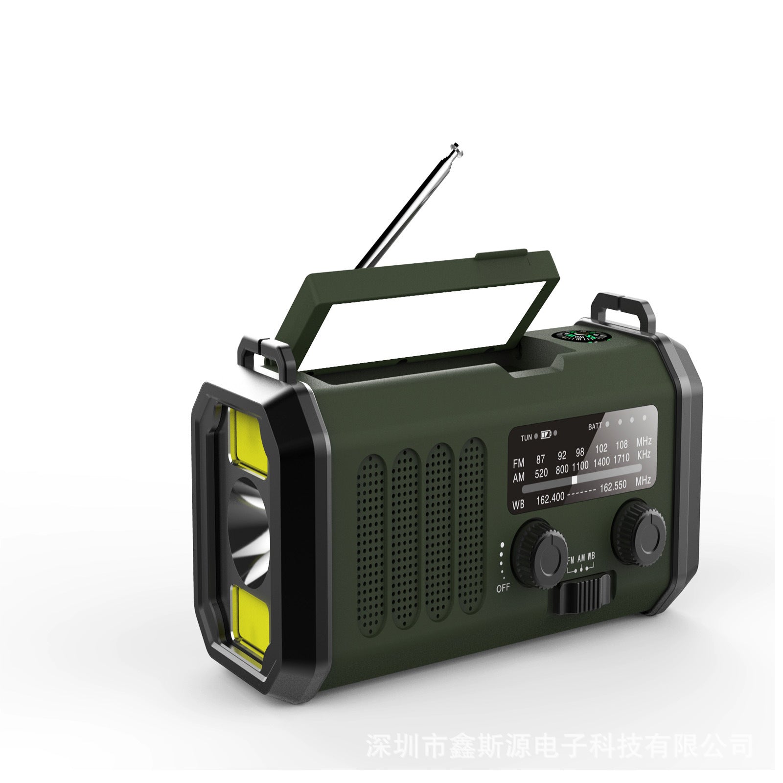 Lampe de Poche Portable Solaire d'Urgence FMAM
