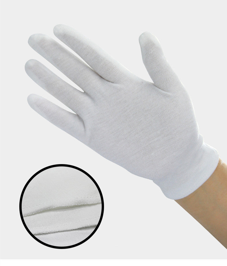 Gants en Coton Blancs de Haute Qualité pour Hommes