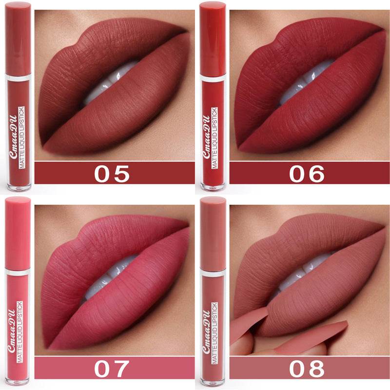 Rouge à Lèvres Mat Waterproof Non-adhésif pour Femmes - Allomarc.com