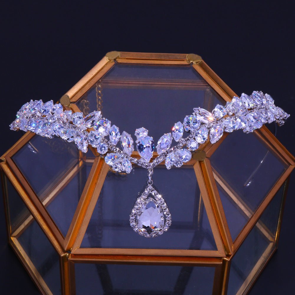 Bijoux de Mariée en Chaîne pour Femme - Luxe Zircon - Allomarc.com