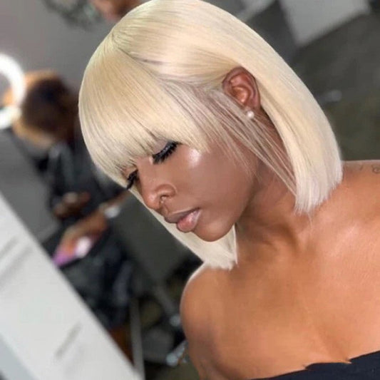 Bobo Light Golden Cheveux Courts en Fibre Chimique - Allomarc.com