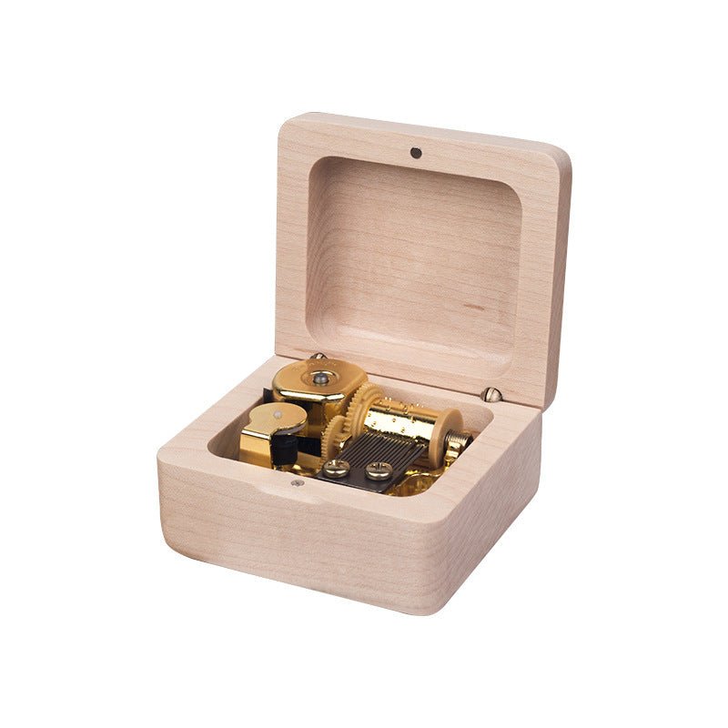 Boîte à Musique en Bois Vintage Créative pour Anniversaire - Allomarc.com