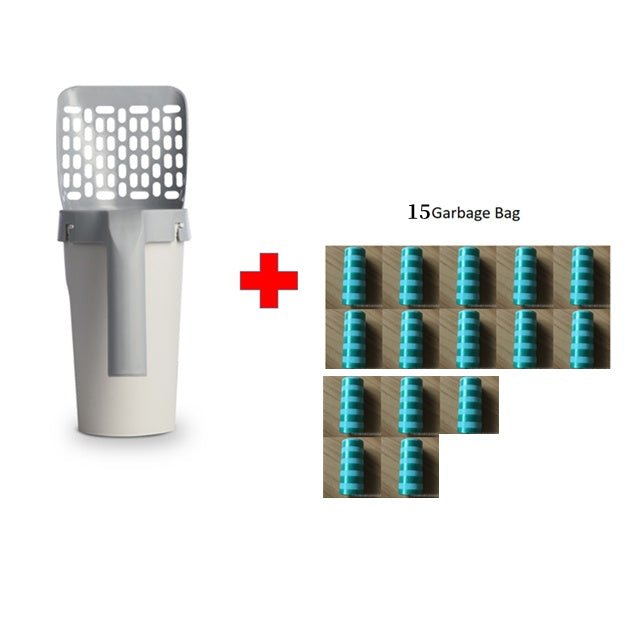 Boîte de Rangement avec Pelle à Litière Intégrée pour Chats Paresseux - Allomarc.com