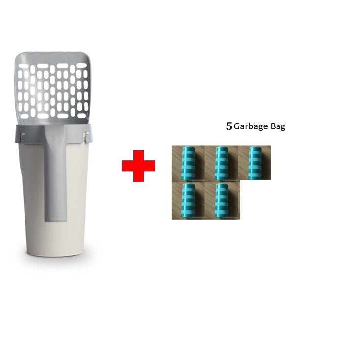 Boîte de Rangement avec Pelle à Litière Intégrée pour Chats Paresseux - Allomarc.com