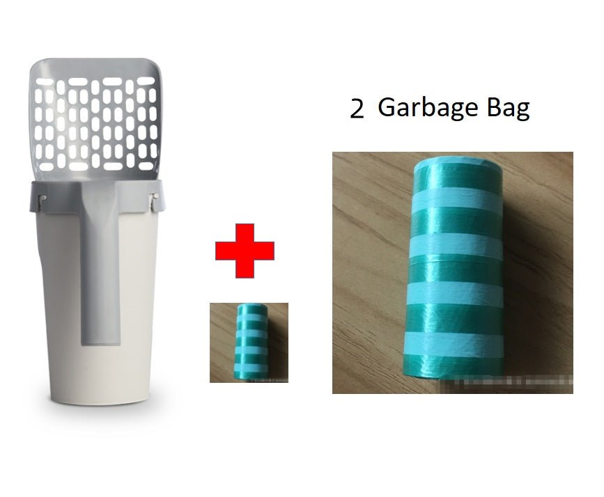 Boîte de Rangement avec Pelle à Litière Intégrée pour Chats Paresseux - Allomarc.com