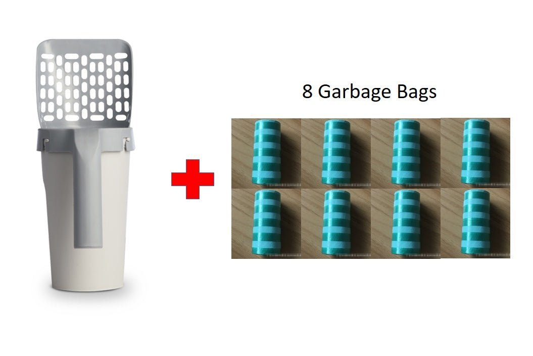 Boîte de Rangement avec Pelle à Litière Intégrée pour Chats Paresseux - Allomarc.com