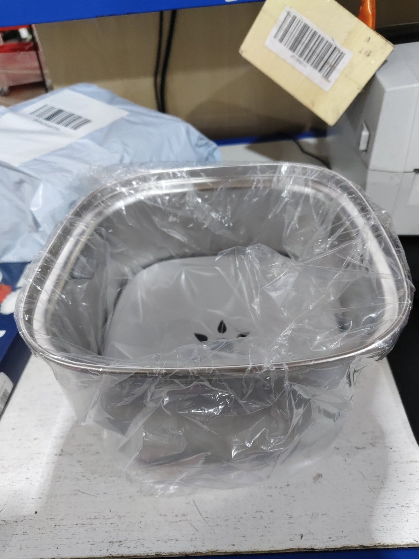 Bol d'eau en acier inoxydable pour animaux de compagnie - Grande capacité avec flotteur - Allomarc.com