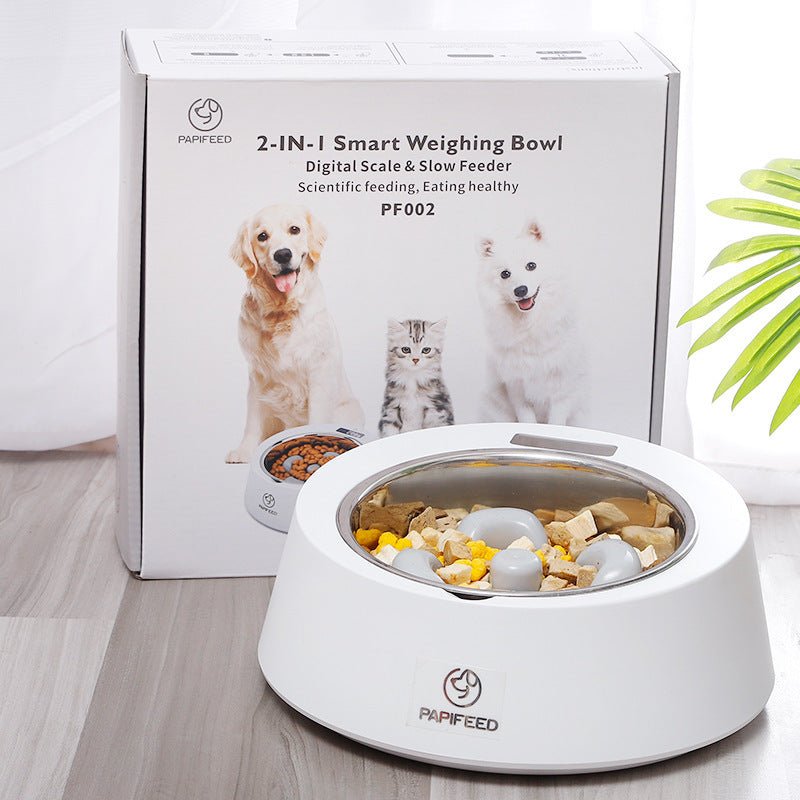Bol pour Chien Intelligent avec Mesure - Bol Anti - Avalement pour Animaux - Allomarc.com