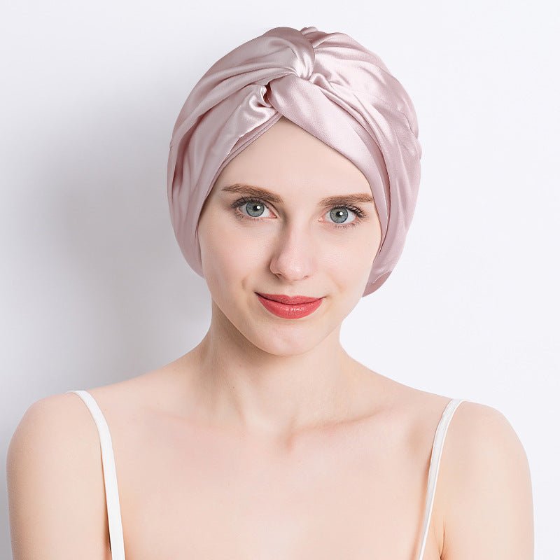 Bonnet de Nuit en Soie à Double Couche - Allomarc.com
