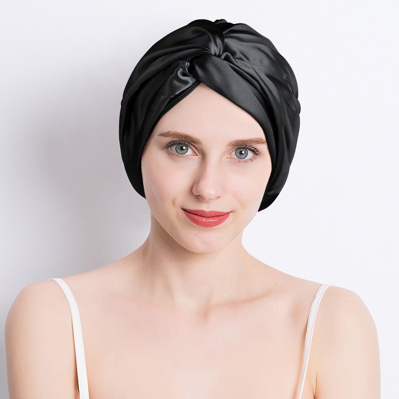 Bonnet de Nuit en Soie à Double Couche - Allomarc.com