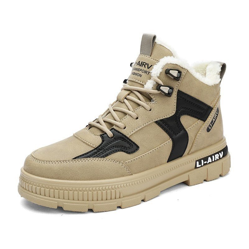 Bottes Ankle en Velours Épais pour Hommes - Chaud et Antidérapant - Allomarc.com