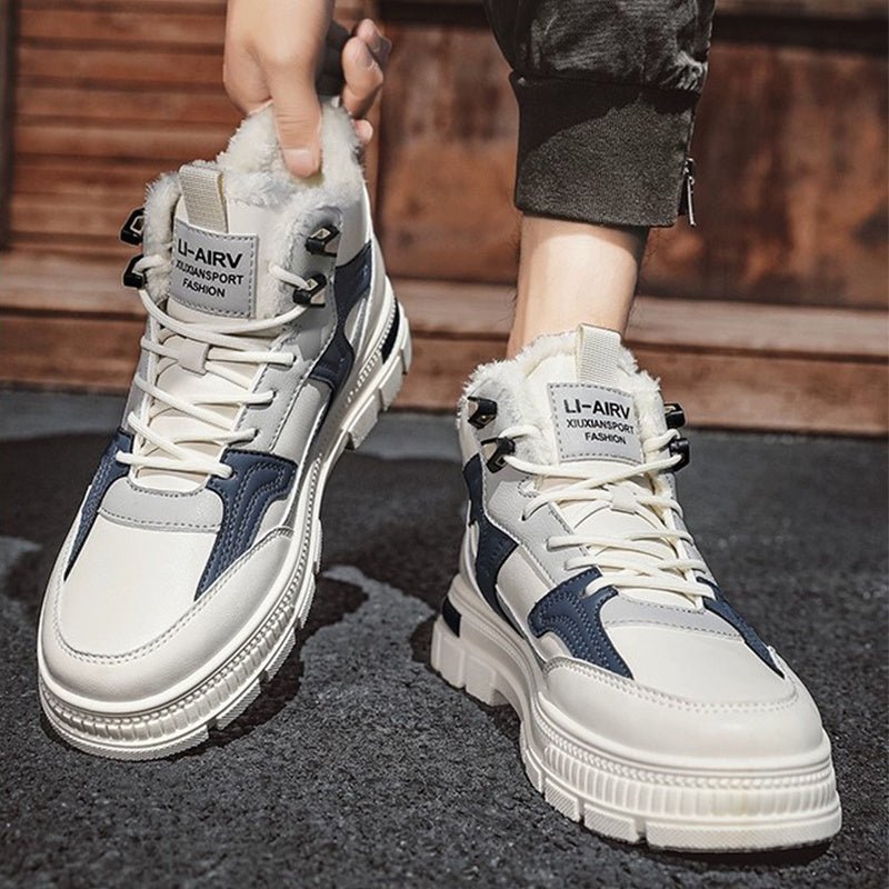 Bottes Ankle en Velours Épais pour Hommes - Chaud et Antidérapant - Allomarc.com