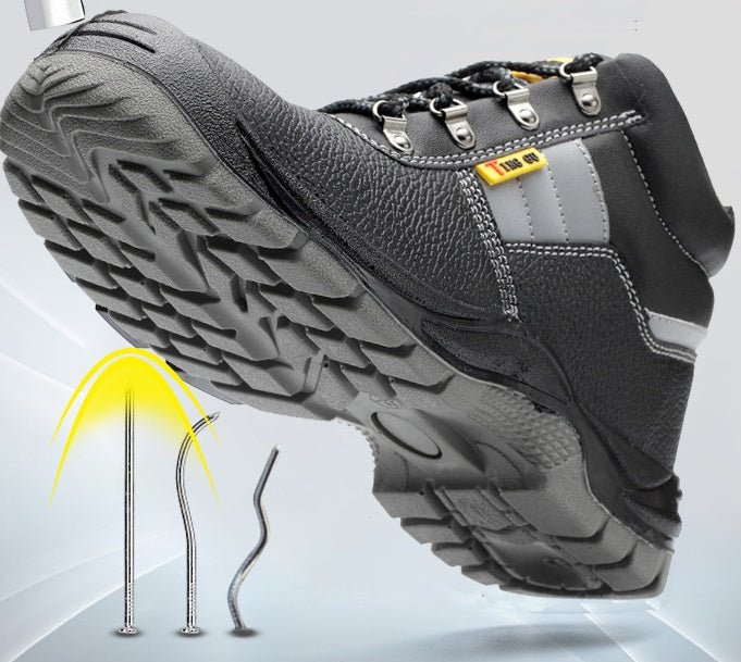 Bottes de Sécurité Sneakers Renforcées avec Protection en Acier pour Hommes - Allomarc.com