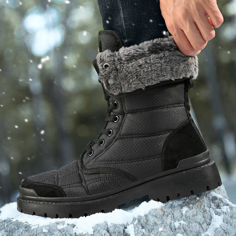 Bottes Hautes en Coton pour Hommes - Mode Outdoor - Allomarc.com