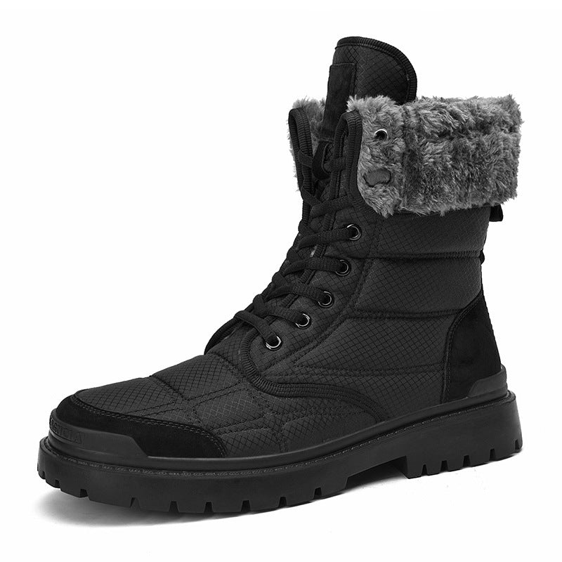 Bottes Hautes en Coton pour Hommes - Mode Outdoor - Allomarc.com