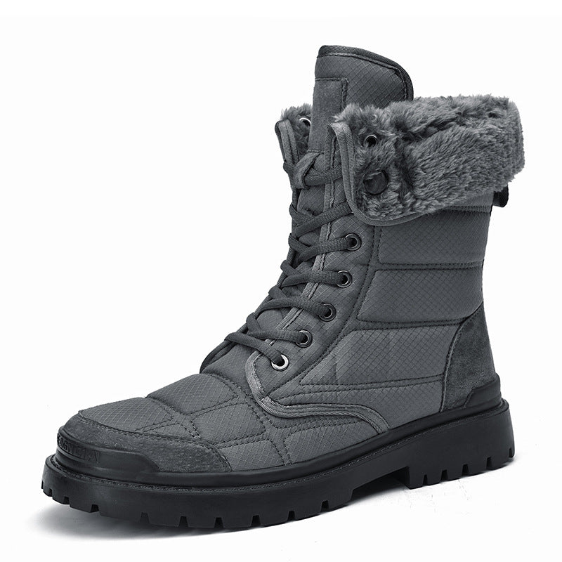 Bottes Hautes en Coton pour Hommes - Mode Outdoor - Allomarc.com