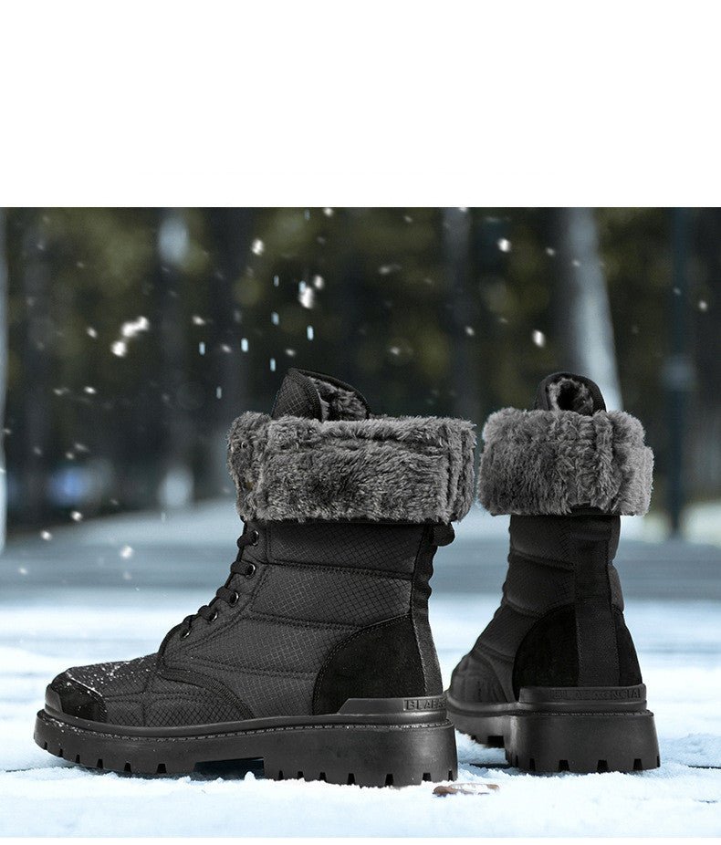 Bottes Hautes en Coton pour Hommes - Mode Outdoor - Allomarc.com