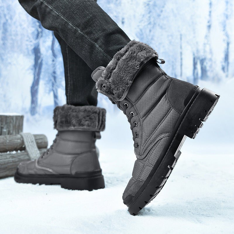Bottes Hautes en Coton pour Hommes - Mode Outdoor - Allomarc.com