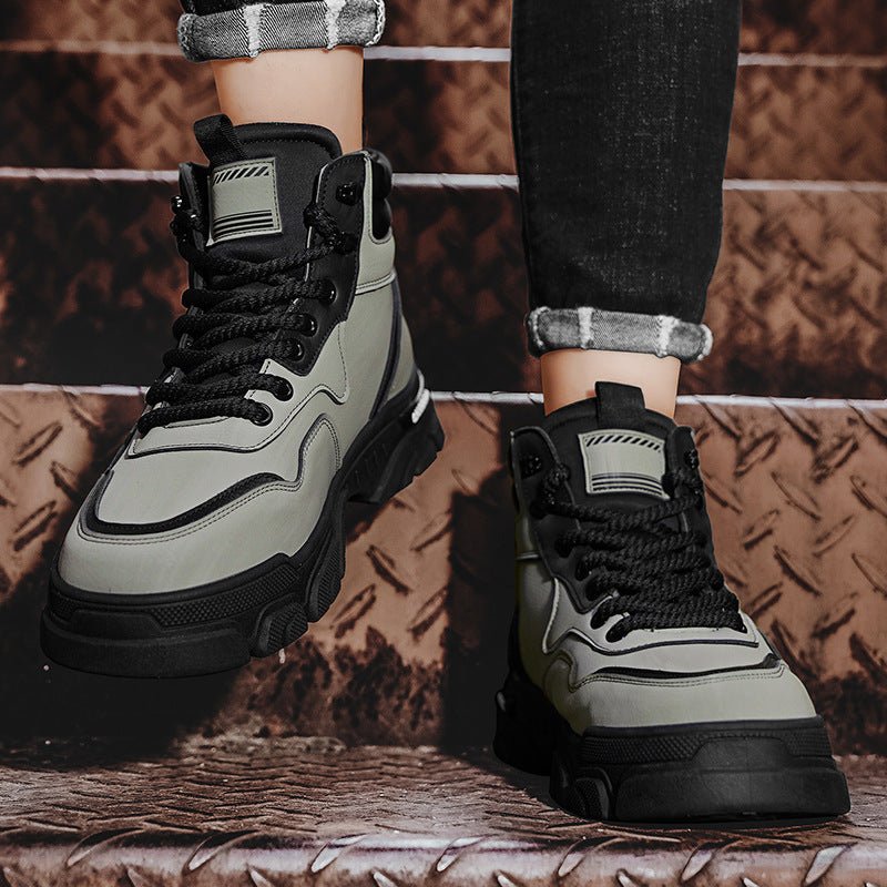 Bottes Martin pour Hommes - Style Britannique Printemps et Automne - Allomarc.com