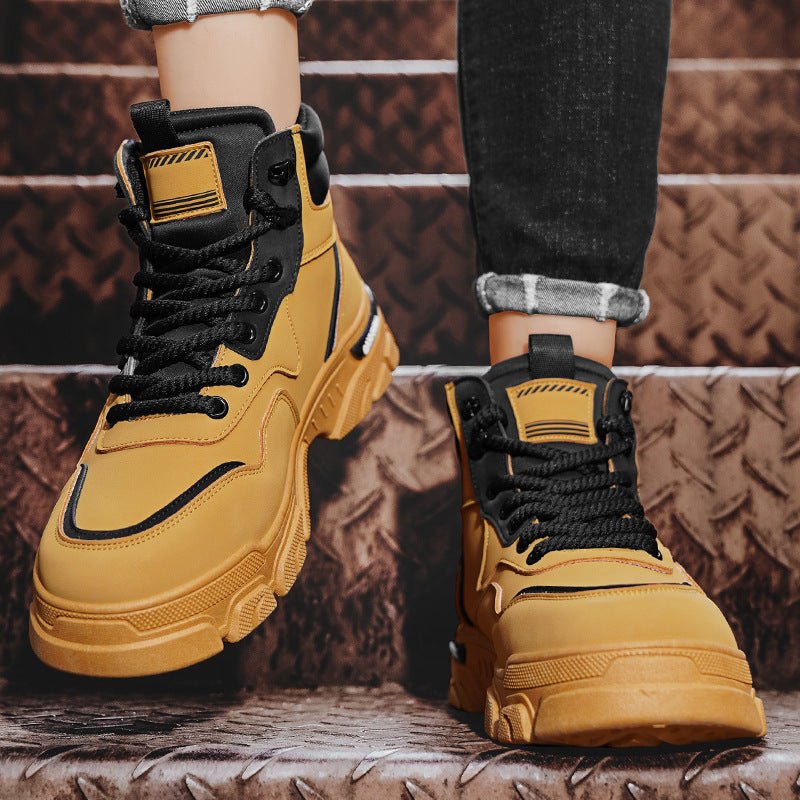 Bottes Martin pour Hommes - Style Britannique Printemps et Automne - Allomarc.com