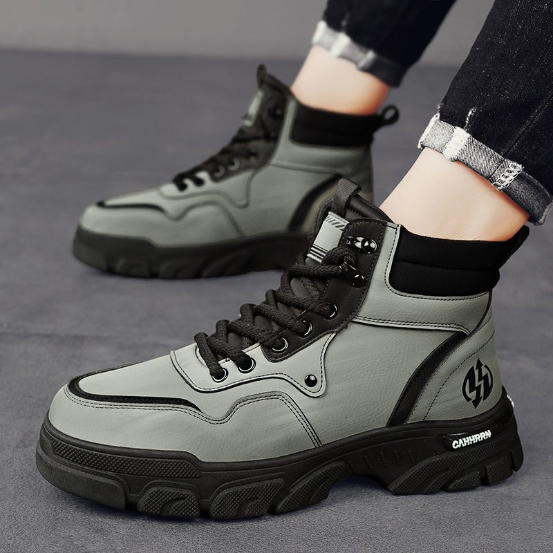 Bottes Martin pour Hommes - Style Britannique Printemps et Automne - Allomarc.com