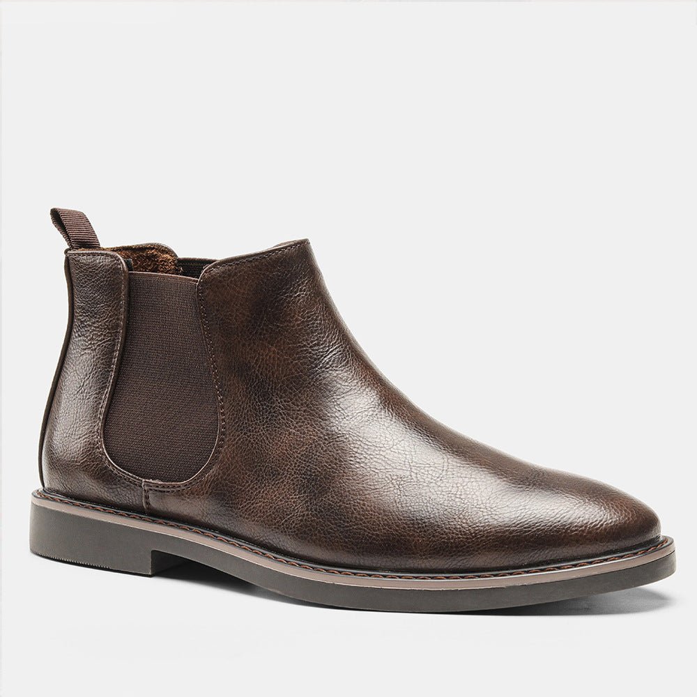 Bottes Retro en Cuir Vachette pour Hommes - Allomarc.com
